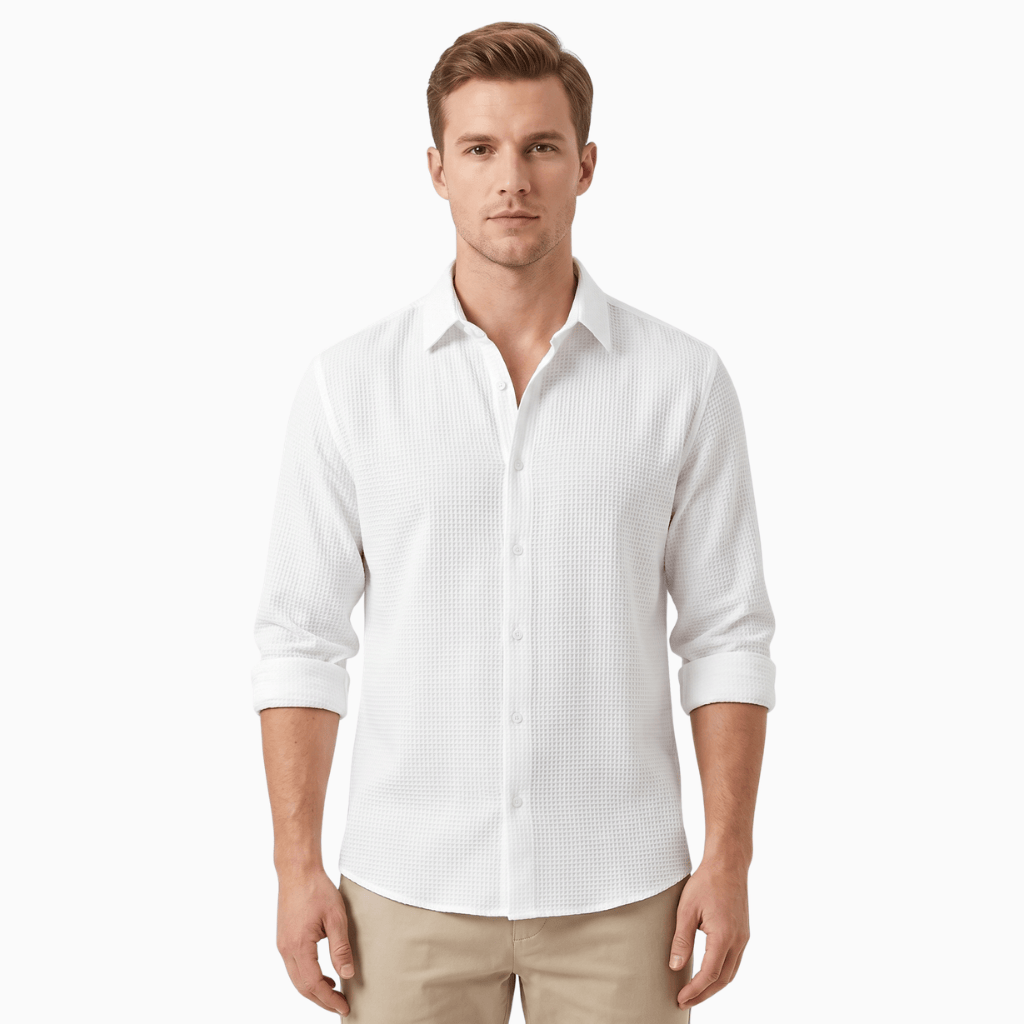 Kent Camden White / XS FROST Casual Linen Shirt