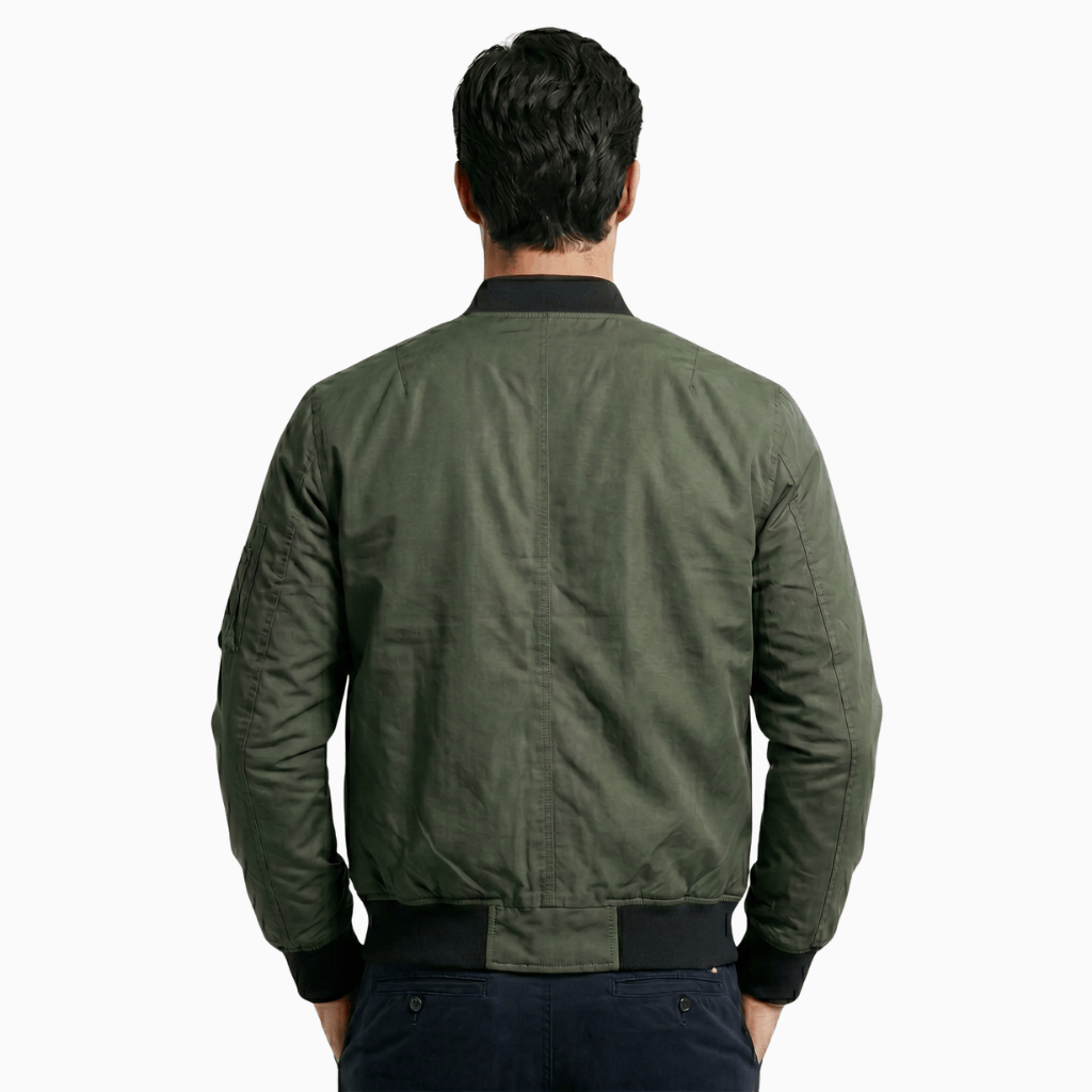 Kent Camden WILDER Casual Bomber Jacket Zipper Fit