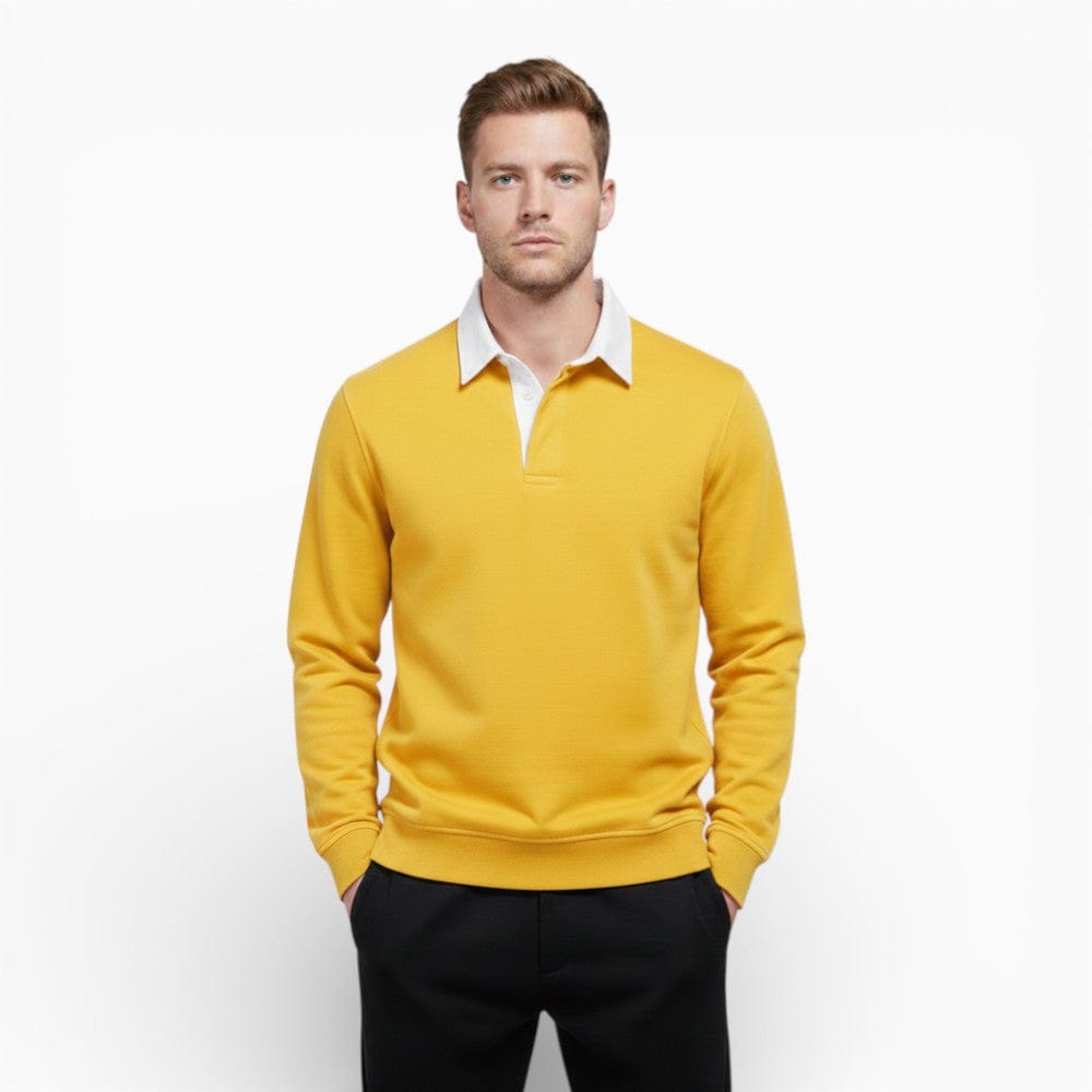 Kent Camden Yellow / XL TATE Casual Sweatshirt Regular Fit Cotton